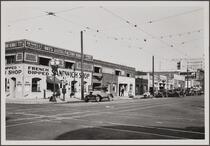 Grand Avenue, Adams Boulevard and Alameda Street, looking northwest on Grand Avenue from 10th Street...