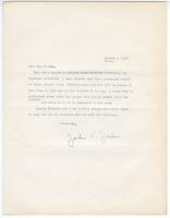 Letter from John P. John to Joseph R. Goodman, 1942