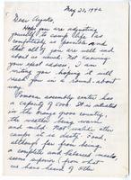 Letter from Grace Nichols to Ayako Sakai, May 23, 1942