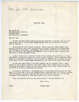 Letter from Lincoln Kanai to Lester Ade, War Relocation Authority, April 30, 1942