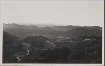 Looking west from east of Coldwater Canyon, Santa Monica Mountains