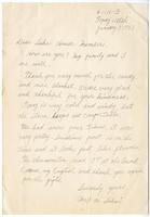Letter from Mrs. Ai Sakai to members of Sakai house, January 3, 1943