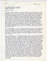 Letter from Lincoln Kanai to Albert Palmer, President, Chicago Theological Seminary, June 20, 1942
