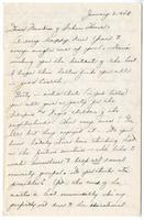Letter from Ayako Sakai to members of Sakai house, January 2, 1943