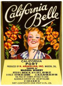 California Belle California port, K. Arakelian, Inc., Madera Winery, Madera