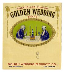 Golden Wedding Brand, Golden Wedding Products Co., San Francisco and Los Angeles
