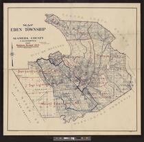 Map of Eden Township, Alameda County, California, 1915