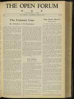 Open forum, vol. 2, no. 25 (June, 1925)