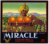 Miracle Brand oranges, Bradford Bros. Inc., Placentia
