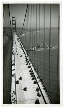 Golden Gate Bridge, newly completed