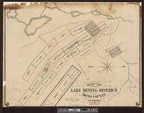 Map of Lake Mining District, Mono County, California