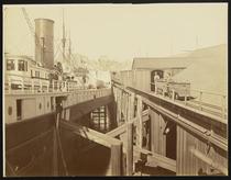 Pacific Mail Steamship Company Wharf, the Steamship 