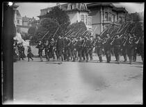 Spanish-American War, California and Oregon volunteer infantries departing to Manila