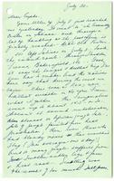 Letter from Ida to Ayako Sakai, July 30, 1942