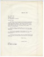 Letter from Lincoln Kanai to Lester Ade, April 30, 1942